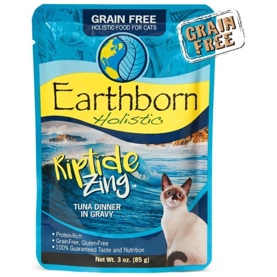 EARTHBORN HOLISTIC RIPTIDE ZING GF CAT FOOD POUCH Houston TX