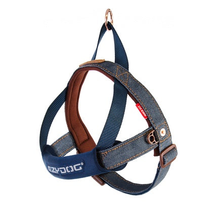 EzyDog Quick-Fit Harness Denim* (Medium)