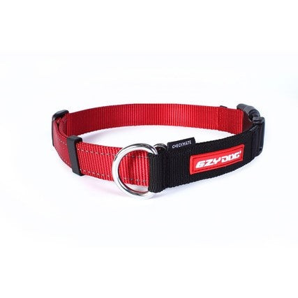 EzyDog Checkmate Collar Red* (Small)