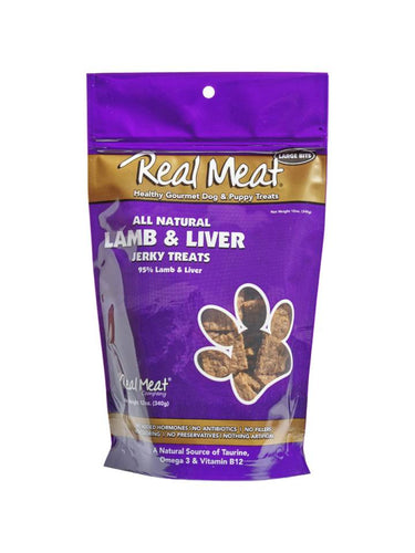 The Real Meat Company Real Meat Dog Treats Lamb & Liver Jerky (12 Oz)