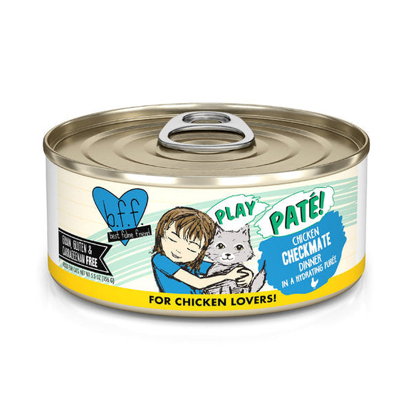 Weruva BFF PLAY Paté Chicken Checkmate Dinner in a Hydrating Purée Cat Food