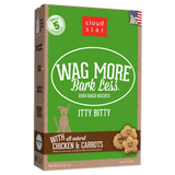 Cloud Star WAG MORE BARK LESS ITTY BITTY BISCUITS: CHICKEN & CARROTS